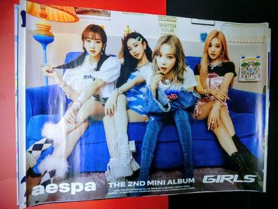 [Б/У] K-POP aespa Постер Музыканта Постер Идола A1