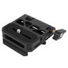 Quick Release Plate 14 and 38 Inch Screw Thread Universal Foldable Mount Adapter for Camera