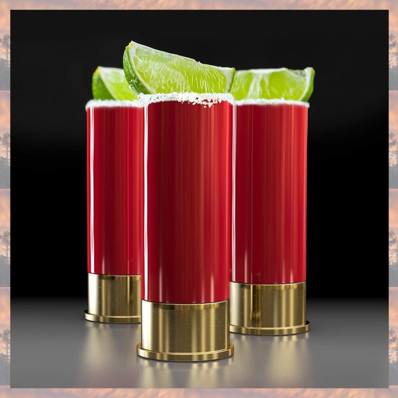 Тренд 2025 4 шт. 12 калибр рюмки для текилы Прочные Легкие в использовании 9,2 X 3,2 X 3,6 см