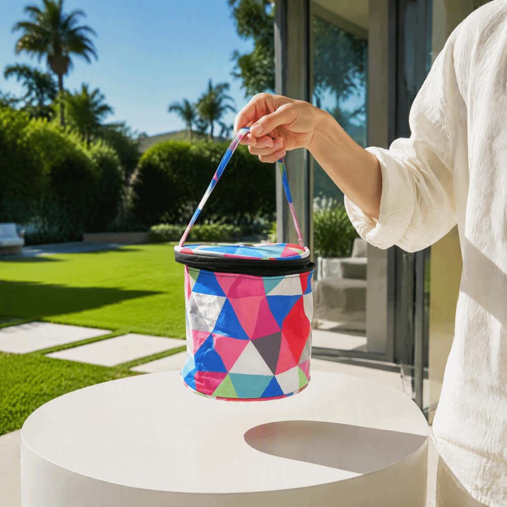 Multi Color Yarn Storage Bag Small Size Yarn Holder Organizer Knitting Crochet Bag For Travel