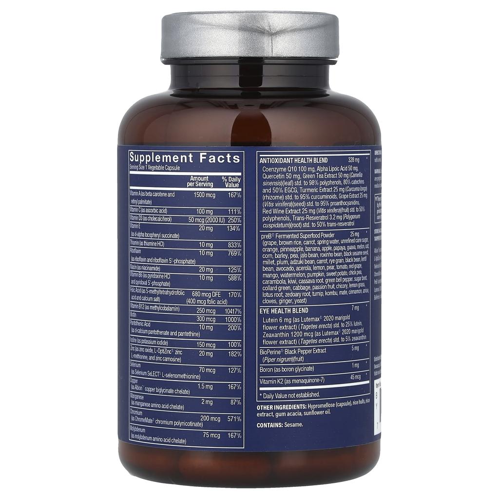 BioActive Men's 50+ One Daily Multi, 60 Veggie Capsules