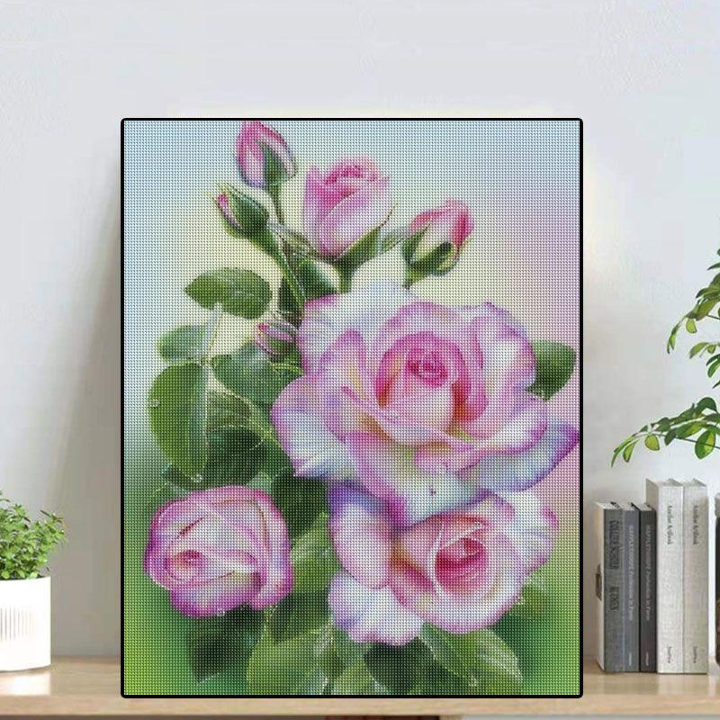 5D DIY Алмазная картина Полный круглый цветок Стразы Алмазная вышивка Распродажа Мозаика Вышивка крестом Ручная работа 30x40 см/12x16 дюймов