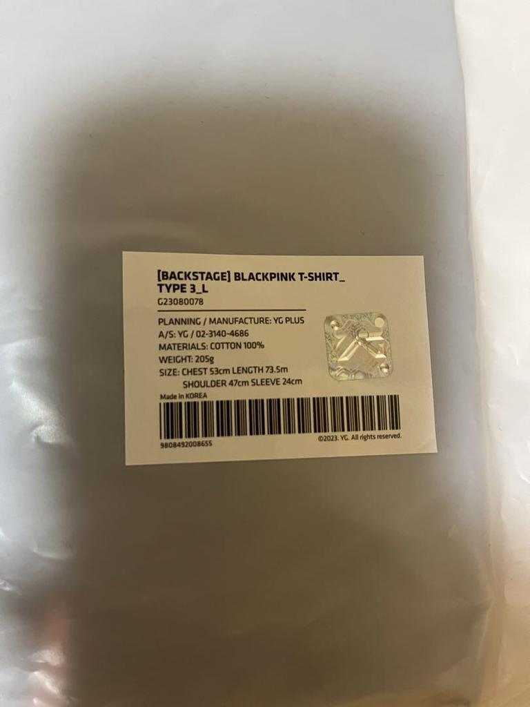 [USED] BLACKPINK T-shirt Tour Final Seoul Concert