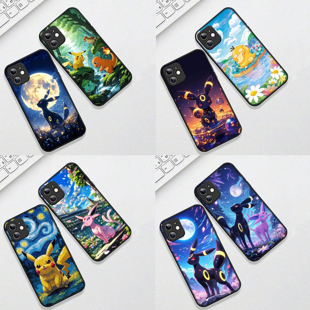 Cover for Xiaomi Poco C75 C65 C85 X7 X6 M8 F7 F8 Ultra F6 Pro Casing Phone Case Espeons P-Pokemons Umbreons P-Pikachus