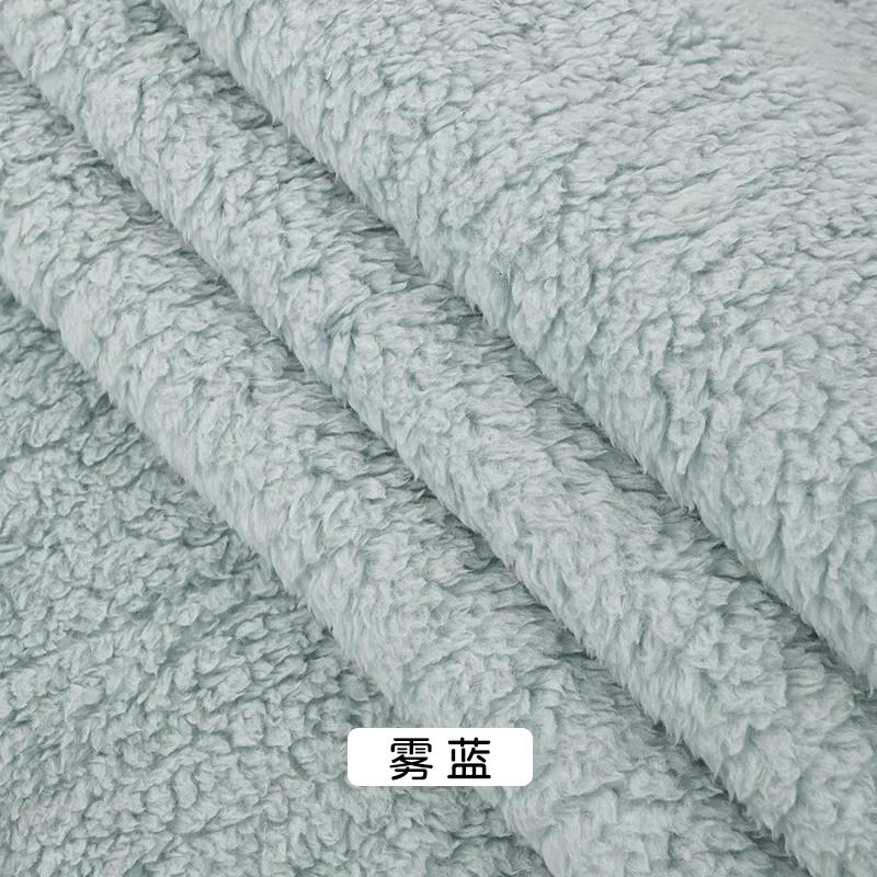 0,5/1 Ярд Утолщенная Двусторонняя Фланелевая Ткань Для Плюшевых Игрушек, Подкладки для Верхней Одежды, Худи, Гнезда для Животных, Шарфы, Ткани для Рукоделия