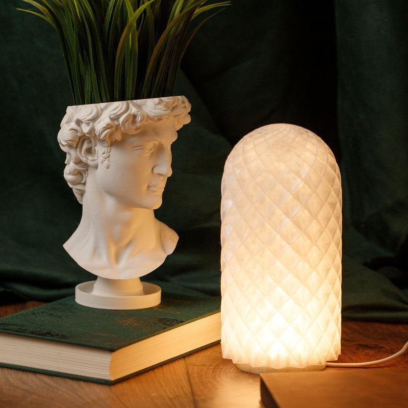 Европейская Художественная Ваза Цветочный Горшок для Воды Статуя Давида Греческая Ваза Аватар Давида Бюст Мини Креативная Ваза для Домашнего Декора Настольное Хранение