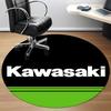 1 шт. Круглый офисный коврик Kawasaki, Нескользящий, Мягкий и прочный офисный коврик для декора интерьера, Идеально подходит для офиса, Красивое украшение