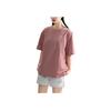 Reebok Casual Simple Comfortable Versatile Loose Round Neck Short Sleeve T-Shirt Unisex Tops Light-Pink 24SRM433UGF2