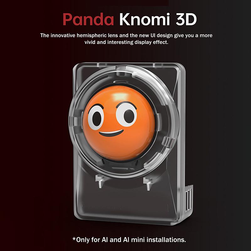 Дисплей прогресса 3D-печати Panda Knomi Для принтеров A1 X1 P1 Статус принтера Обновления в реальном времени Настраиваемый интерфейс Обновление по воздуху (OTA)