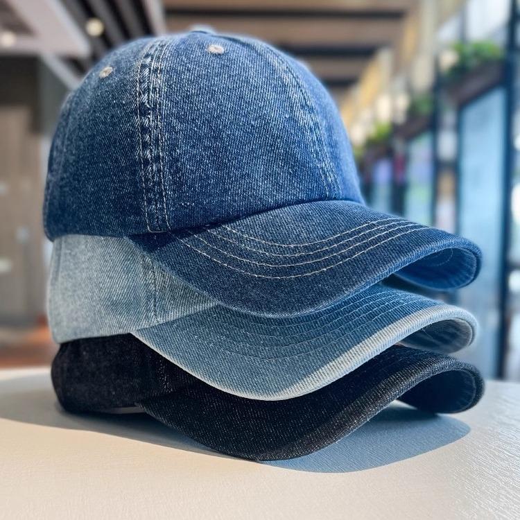Бейсболка в стиле хип-хоп из денима для женщин и мужчин, однотонная кепка с застежкой-молнией, регулируемая солнцезащитная кепка JK Solid Y2K для корейских девушек и пап, кепки для дальнобойщиков