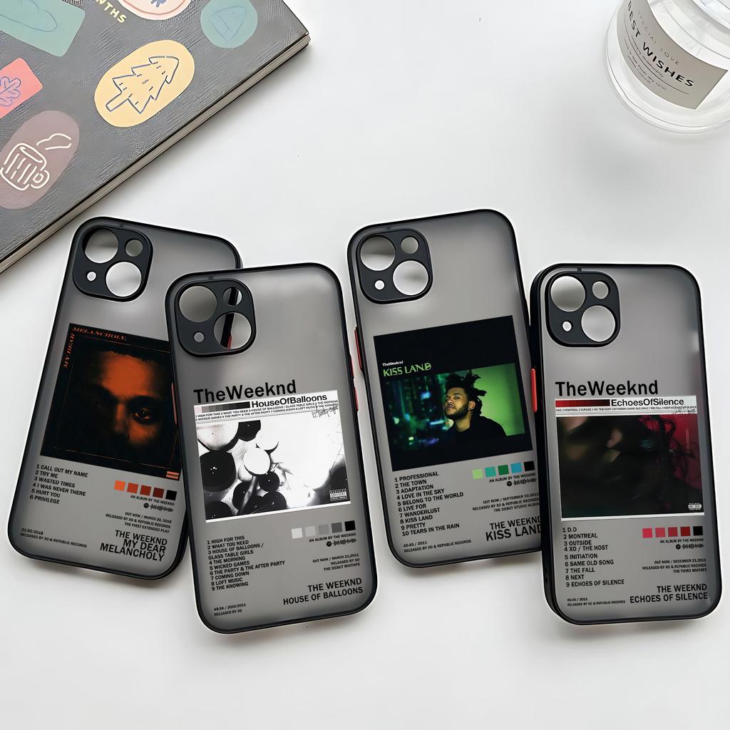 ГОРЯЧЕЕ Минималистичный плакат The Weeknd Чехол для телефона Для iPhone 17 16e 16 15 14 13 12 11 Mini Pro Air Max X XR XSMax 7 8 6 Plus Матовый