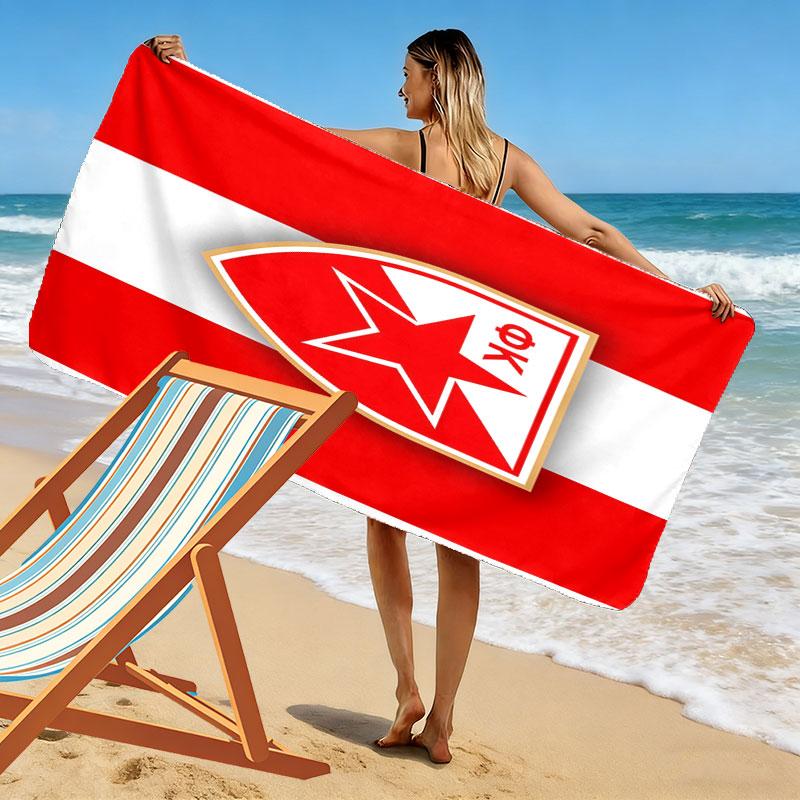 CZ Print Beach Towel, Large Soft Quick Dry Towel for Beach Camping Swimming