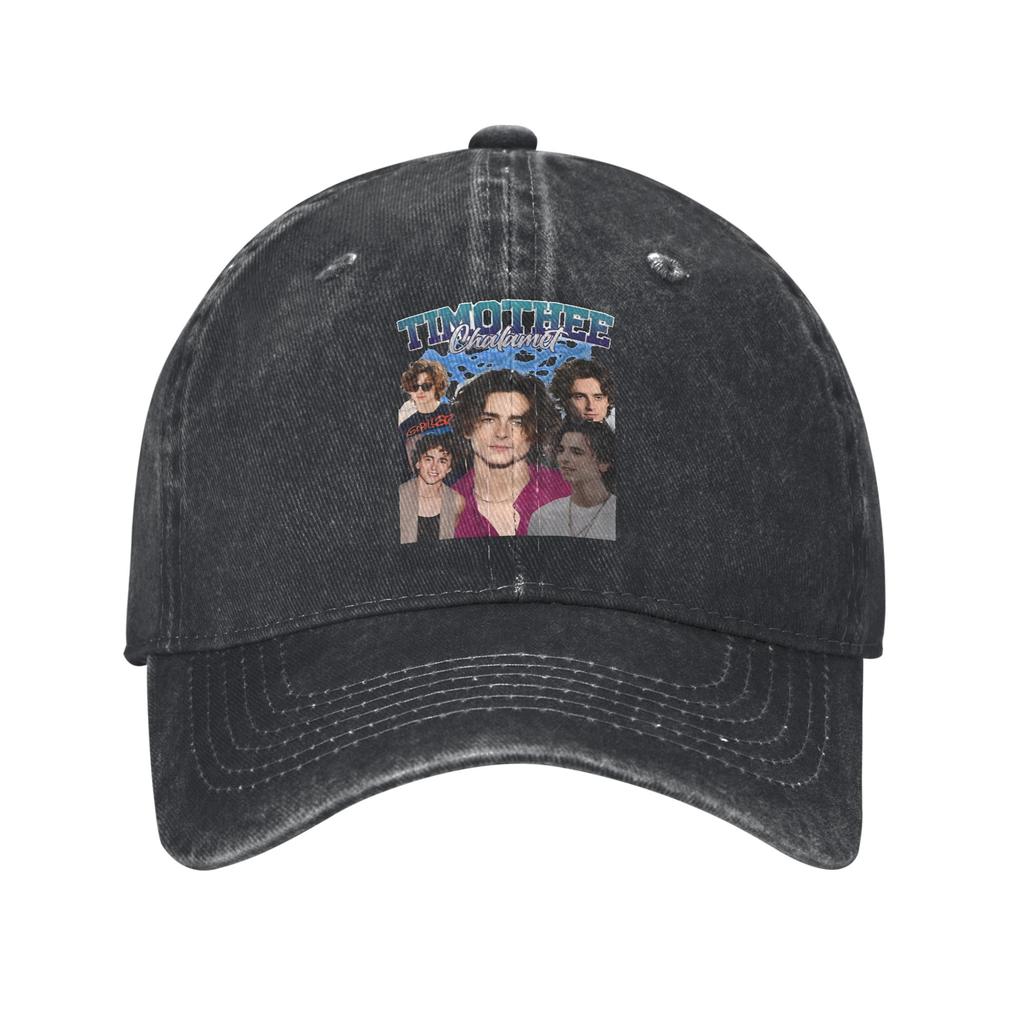 Summer Timothee Chalamet American Actor Baseball Cap Sun Wholesale Design Washed Hip Hop Hats Couple Women y2k Snapback Cap