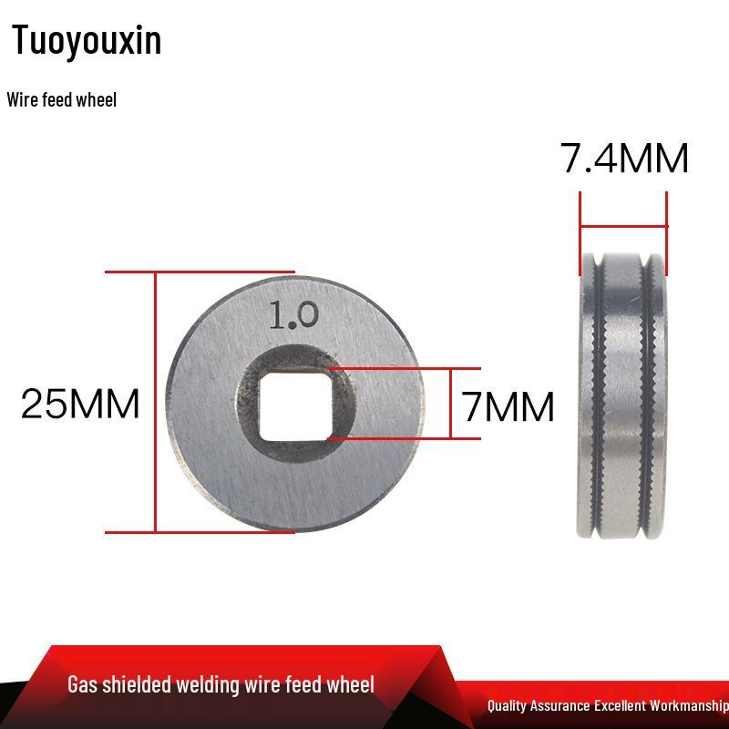 Сварочный аппарат MIG Комплект податчика проволоки с газовой защитой: Одинарные/Двойные ведущие колеса и Руководство по давлению