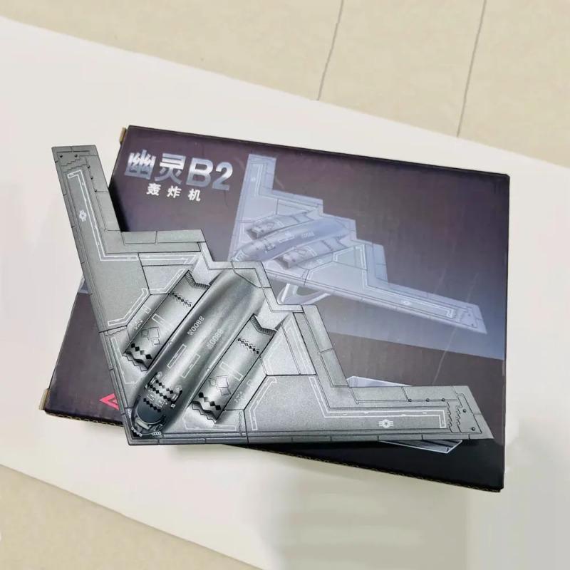 Игрушечные самолеты ВВС США B-2 Модель 1:Масштаб 200 Модель самолета-бомбардировщика-призрака из АБС-пластика и литого металла, конструктор, игрушка для коллекции, подарок