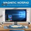 Компьютерная доска для сообщений, магнитный монитор, доска для заметок, держатель для липких заметок с самоклеящимися металлическими полосками, настольные аксессуары