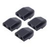 10pcs Car Deer Whistles Adhesive Vehicle Deer Warning Devices for Automotive Trucks Motorcycles Black