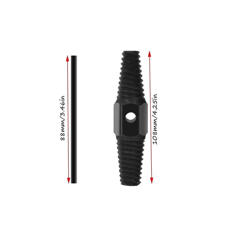 2 шт. Набор из 2-х предметов: двухголовый кран, кран, винт, экстрактор, сломанный провод, съемник болтов для водопроводных труб, многоцелевые домашние инструменты