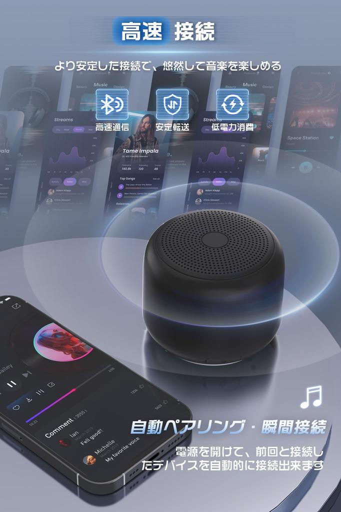 Bluetooth-динамик, новая модель, Bluetooth, небольшой водонепроницаемый, портативный, беспроводной, совместимый с [2025 и водонепроницаемый] динамиком, динамиком, ванной, встроенным