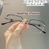 Square Reading Glasses Men Women Anti Blue Light Metal Frame Presbyopic Glasses Antifatigue Computer Eyewear +1.5 +2.0 +2.5 +3.0