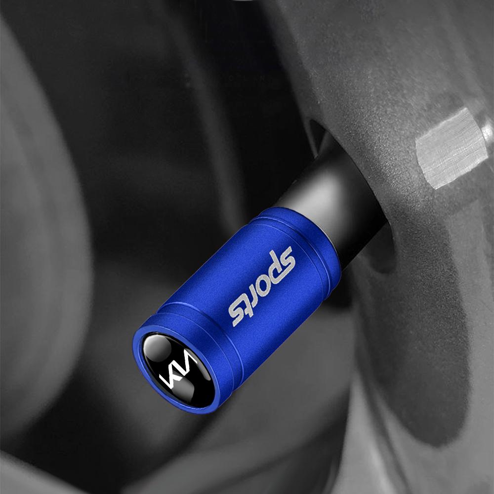AABIW1 Car Styling Aluminum Alloy Wheel Cover Tire Valve Stem Dust Caps For Kia Sportage Rio 3 Soul Picanto EV6 Cerato Niro Telluride
