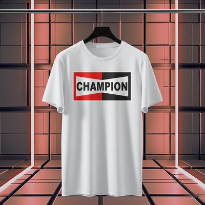 Забавная футболка с логотипом свечей зажигания Champion Размер S-5XL Сделано в США Унисекс футболка