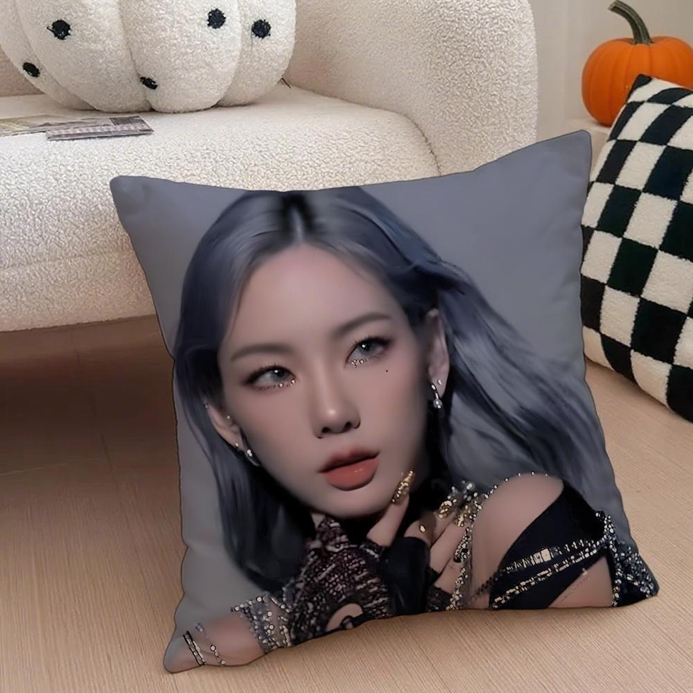 singer powerful TTaeyeon Cushion Cover Throw Pillow Cover Hidden Button Durable Polyester Chair Cushion