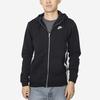 Nike Теплая повседневная спортивная куртка с капюшоном на флисовой подкладке с логотипом, мужская куртка черного цвета CV4586-010