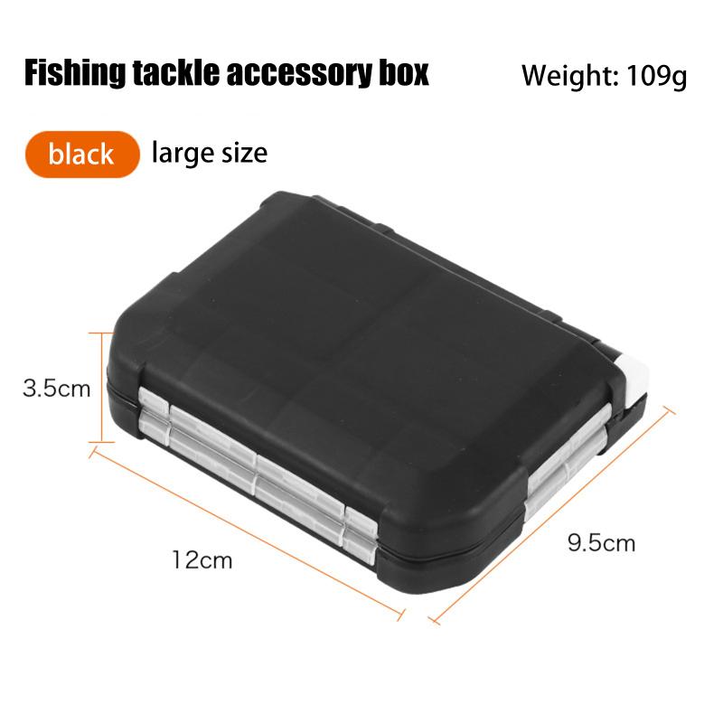 Waterproof Storage Fishing Tackle Box With Removable Dividers Large Capacity Easy Carrying For Different Bait Hooks
