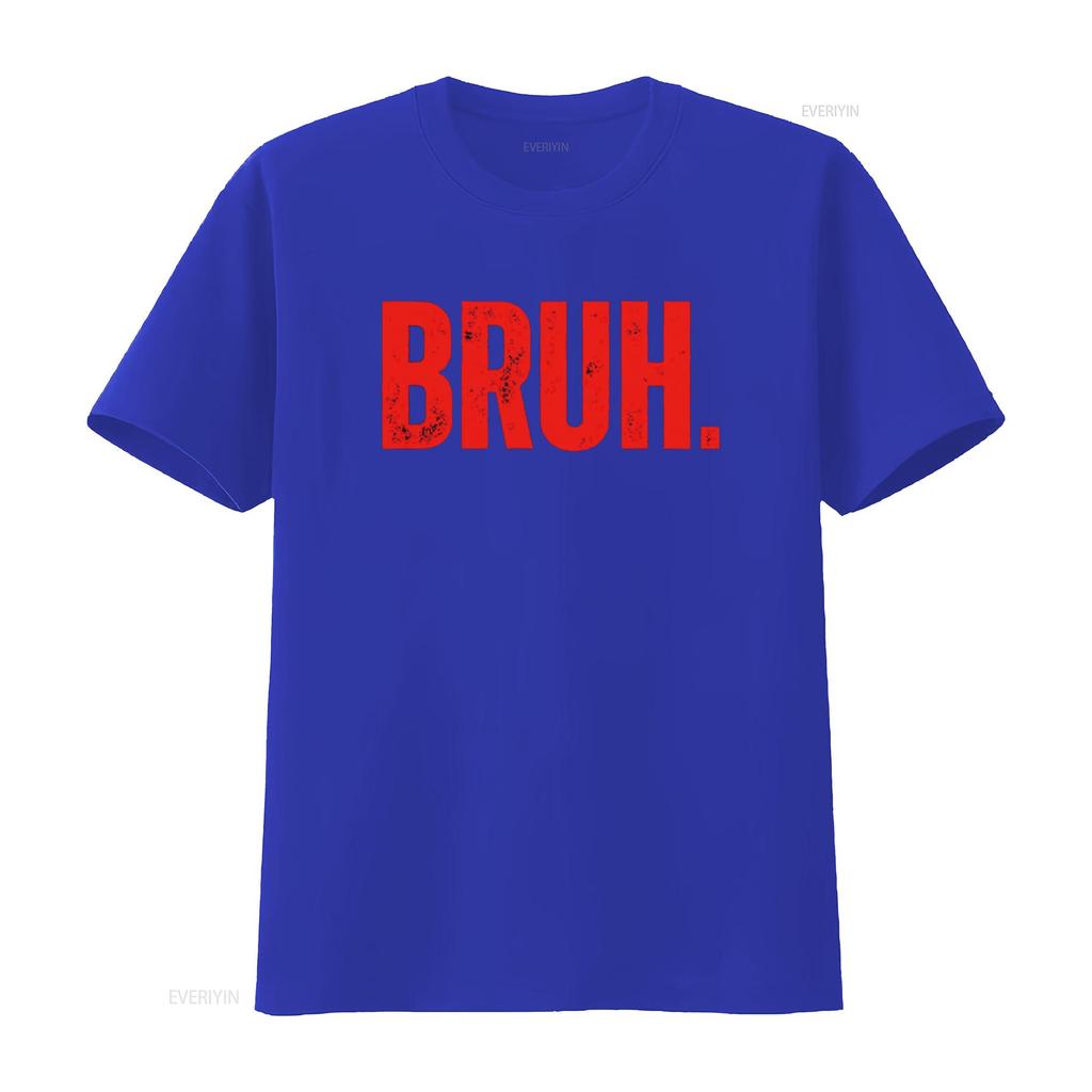 bruh shirt boys funny T for Brothers Shirtns Men vintage Washed designer clothes fashion Top For Everyday Wear Unisex