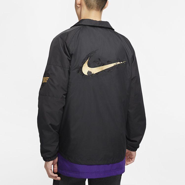 Nike Куртки Мужские Черный Лацкан Умеренный Другое CU3774-010