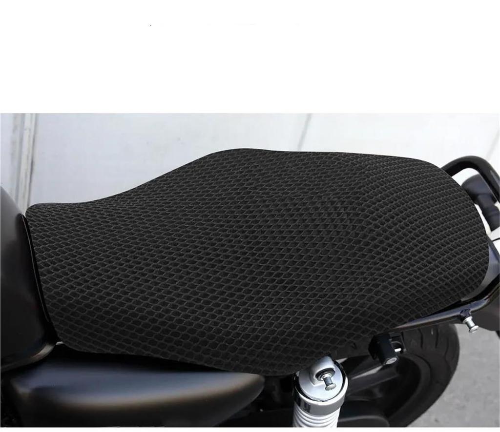 Motorcycle Mesh Seat Pad Bike Seat Cover Non-slip Nylon Fabric Cushion Seat Cover Fit