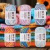 Chenille Crochet Yarn for Blanket Knitting Amigurumi Yarn Fancy Yarn Roll/48g Soft Baby Yarn for Crocheting Weaving
