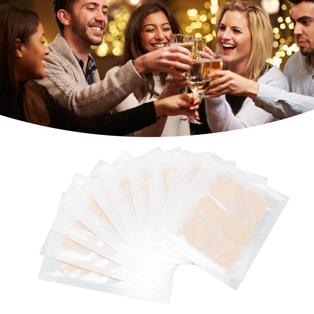 60 шт. Патчи-наклейки для вечеринок Проснись отдохнувшим После вечеринки Восстановление Облегчение похмелья Патчи для перед употреблением алкоголя