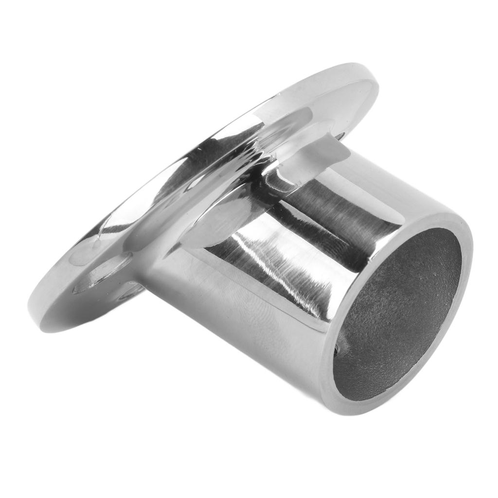 32mm1.26in Round Hand Rail Base 60 Degree Fitting Stainless Steel Marine Hardware for Boats Yachts