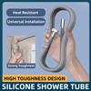 Модернизированный силиконовый душевой шланг для ванной, произвольно изгибаемый, взрывозащищенный, не спутывающийся, шланг для душевой лейки, конструкция повышенной прочности