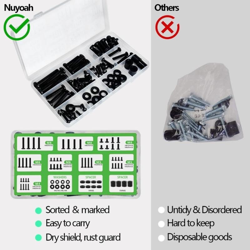 Набор винтов для установки телевизора для настенных кронштейнов, ножек телевизора, винты M6, стандарт VESA, аппаратные аксессуары