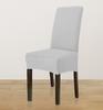 Cover Chair Thick Jacquard Light Gray Size L Large High Backrest 70Cm