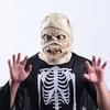 Halloween Horror Zombie Wooden Mask Western Scary Headgear Holiday Atmosphere Props