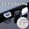 1/10Pcs Mobile Phone Pendant Plugs Stopper DIY Protection Cap Durable Anti Dust Plug