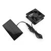 Solar Panel Exhaust Fan Kit 0.8W Polycrystalline Silicon Quiet Solar Cooling Ventilation DC Fan for 