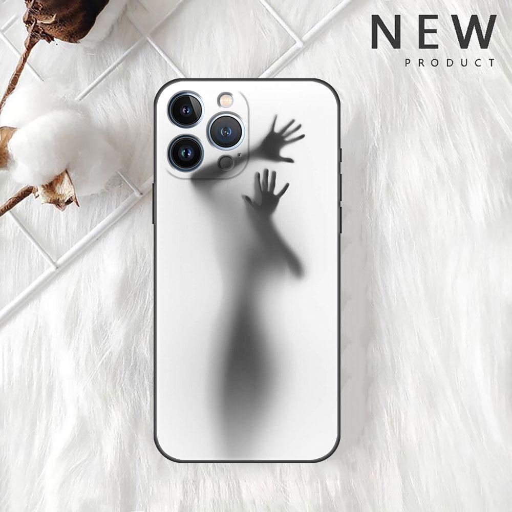 Чехол для Apple iPhone 14 11 13 12 Pro 7 XR X XS Max 8 Plus 6 6S SE 2022 13Pro черный мягкий телефон Funda Sexy Funny Girl