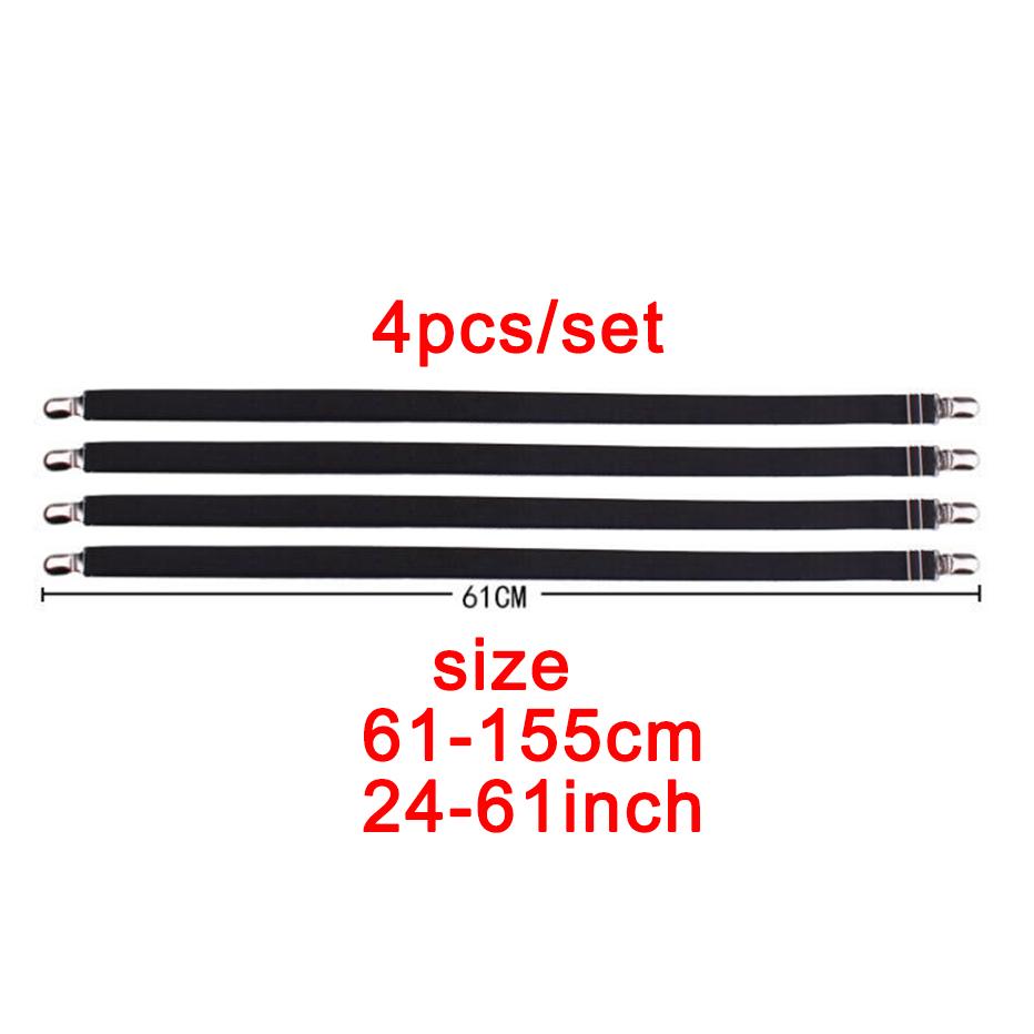 4 шт./компл. эластичная простыня, застежка, захваты для простыни, ремень, регулируемый наматрасник, держатель для одеял, комплект простыней