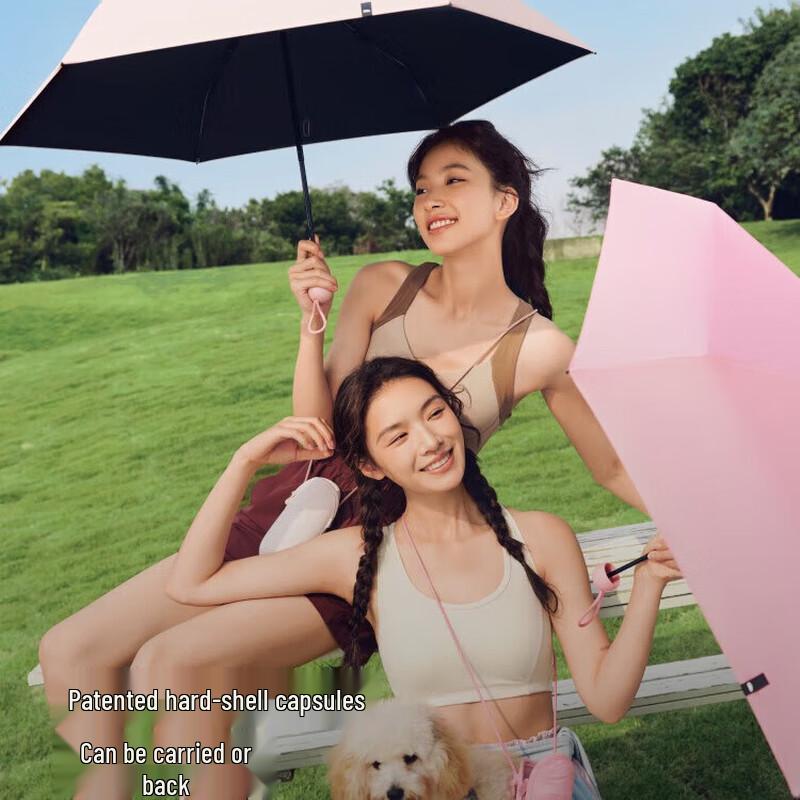 Beneunder Anti-UV Five-Fold Capsule Umbrella