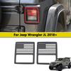 Накладки на задние фонари Панель с американским флагом Для Jeep Wrangler JL 2018-2026 Декорация задних фонарей Стайлинг автомобиля Внешние аксессуары Металл