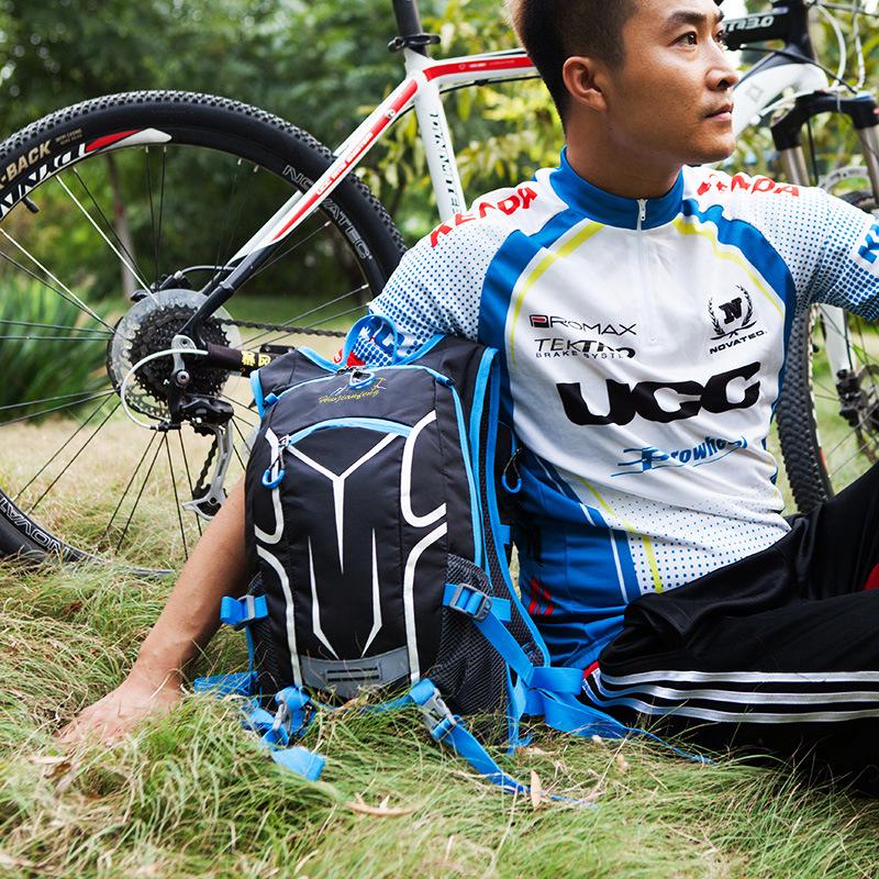 Мужской дышащий водоотталкивающий гидратационный рюкзак для велоспорта и бега