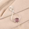 Natural Purple Cat's Eye Gemstone 925 Solid Silver Jewelry Necklace Pendant PP-40-45