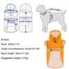 Dog Raincoat Corgi Cloak Style Puppy Waterproof Dog Clothes Reflective Pet Windproof Rainproof Hooded Raincoat for Dog