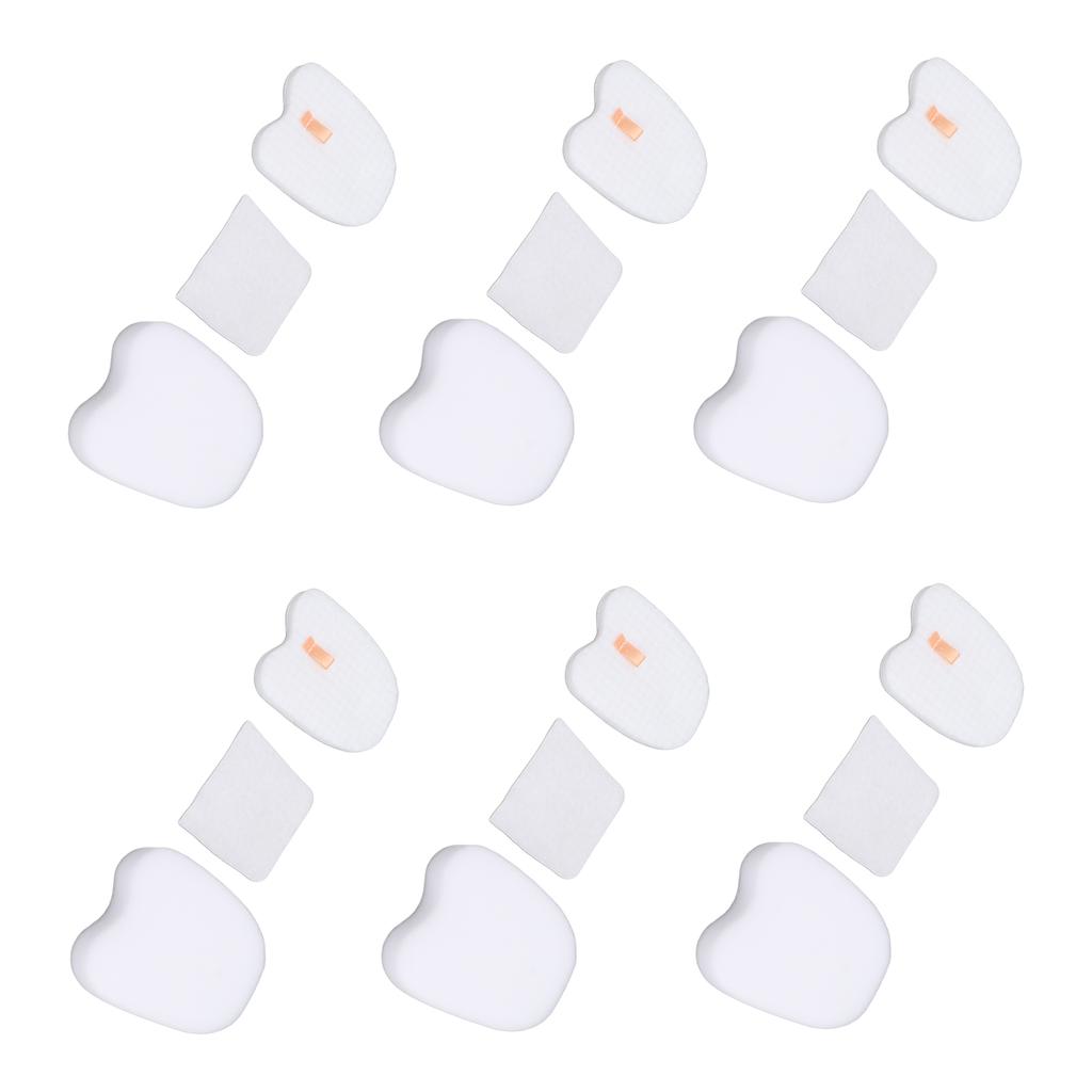 6PCS Vacuum Cleaner Filter Set Post Foam Felt Filter Replacement for Shark XPSTFH380 ZS360 ZS361C