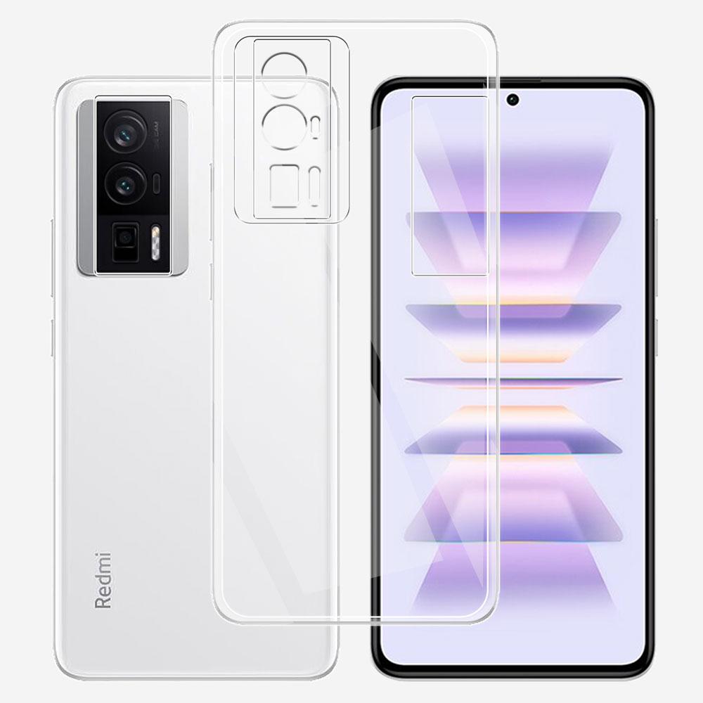 Для Redmi K60 чехол ультратонкий прозрачный силиконовый мягкий TPU чехол для телефона чехол для Redmi K60 Pro чехол для Redmi K60 K60e Fundas